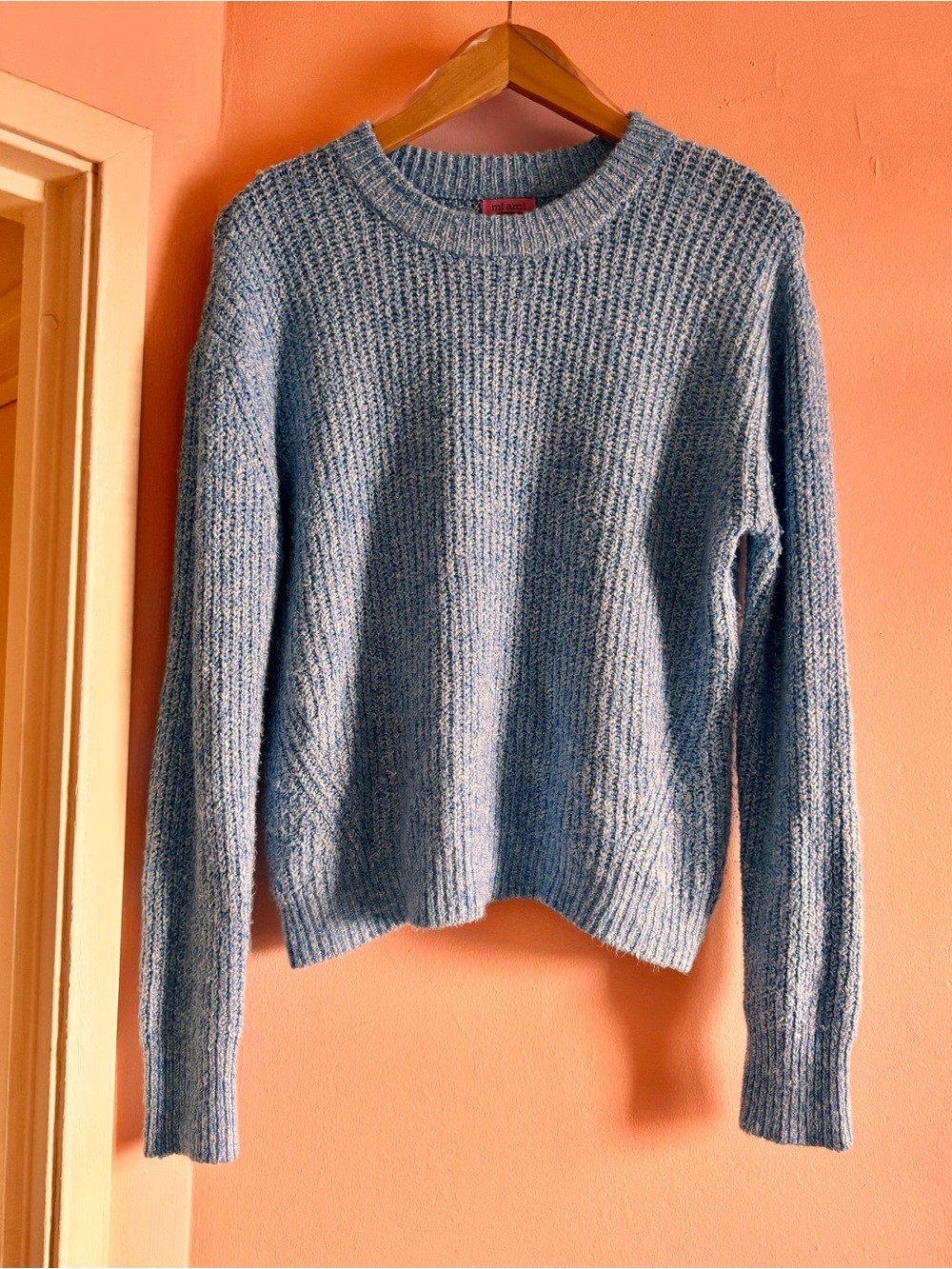 Women's Cozy Crewneck Sweater - Blue